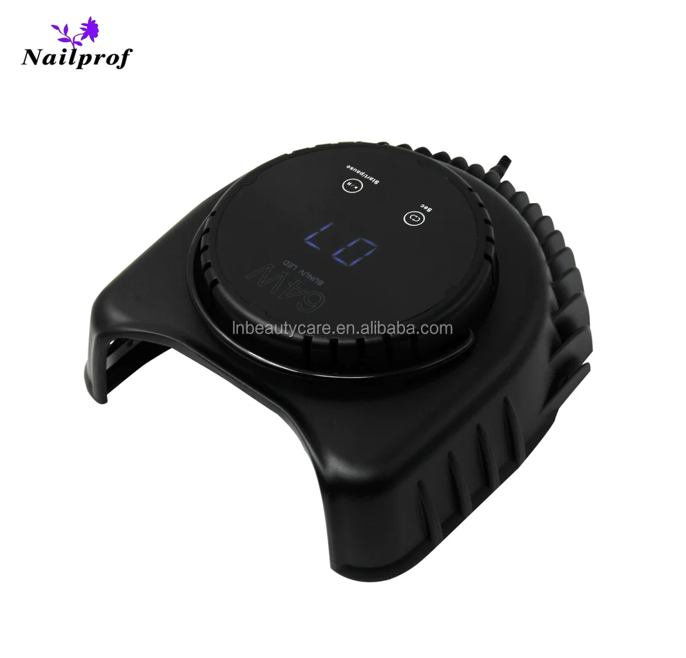 64W Li-Battery UV LED Nail Lamp, UV Gel Nail Dryer Lamp, Automatic Nail Gel Curing Machine