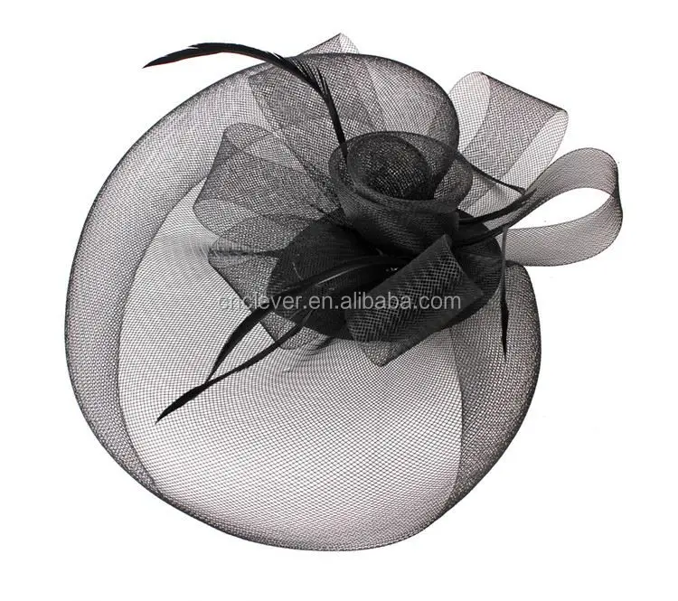 Ladies Bridal Party Hats Fascinator Sinamay Hats For Party,Fashion Women Party Feather Fascinator Hat