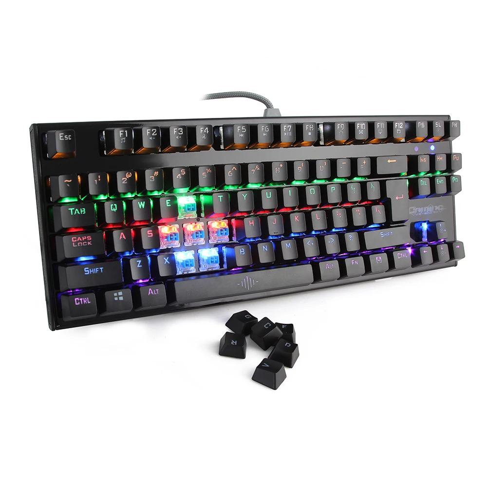 Gadgets 2020 Custom Colorful Case Laptop Adjustable Backlit Mechanical Gaming Keyboard