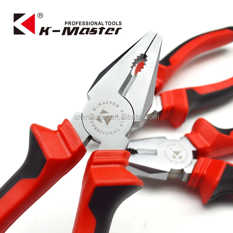 K-master German Type Combination Plier Function Long Nose Diagonal Cutting Pliers  alicate