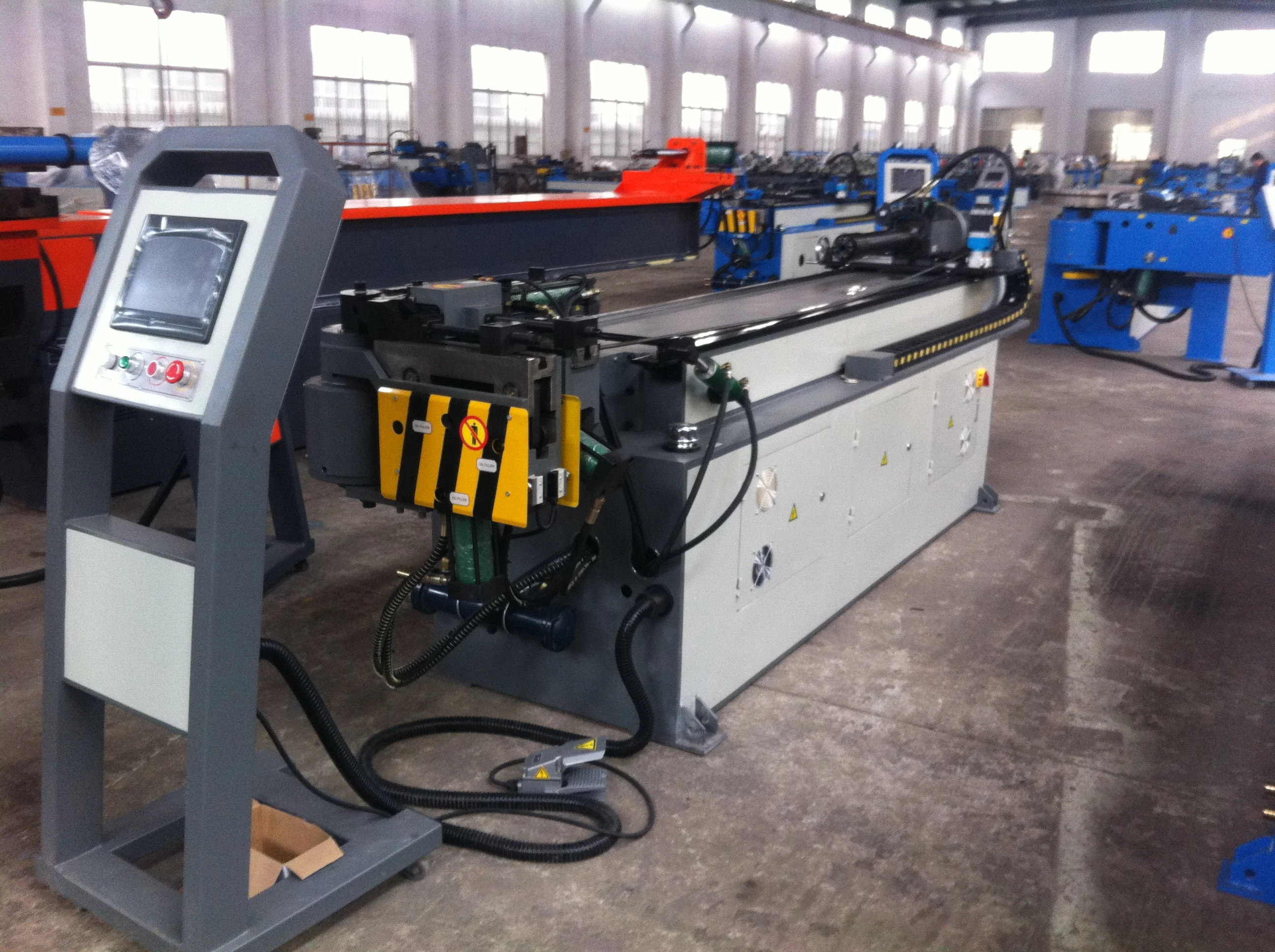 
CNC Pipe Bender with automatically pipe bending machine GM-SB-50CNC-2A-1S 