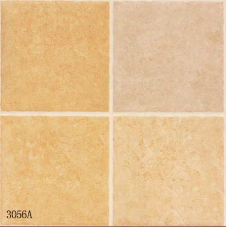 Floor tile Rustic non-slip waterproof  bathroom floor yellow ceramic tiles 600x600mm