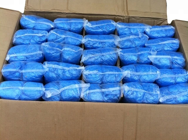 Special plastic shoe covers refills with pole for dispensers