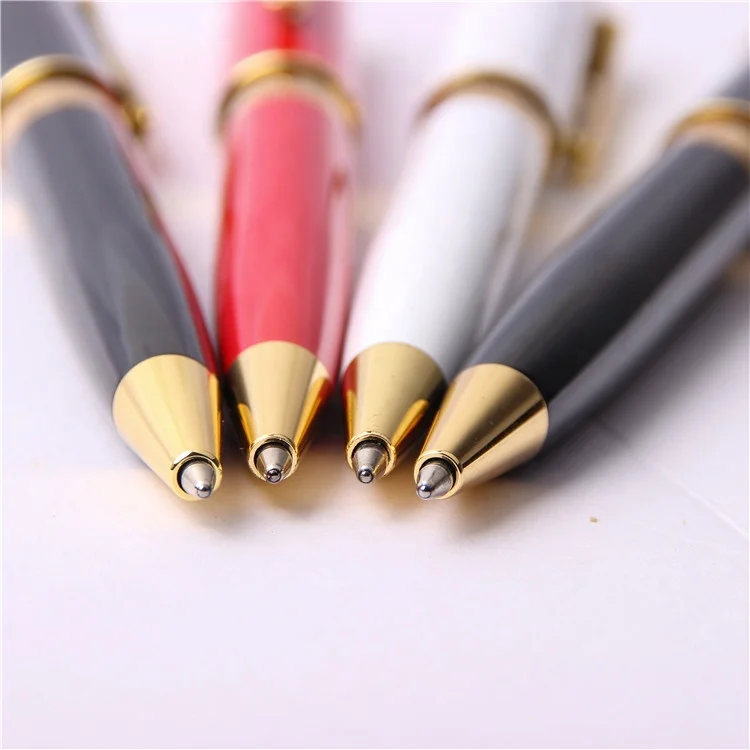 Wholesale Factory Cheapest New Heavy Metal Ball Pen With Logo Luxury Promotional Gift Pen With Gold Clip