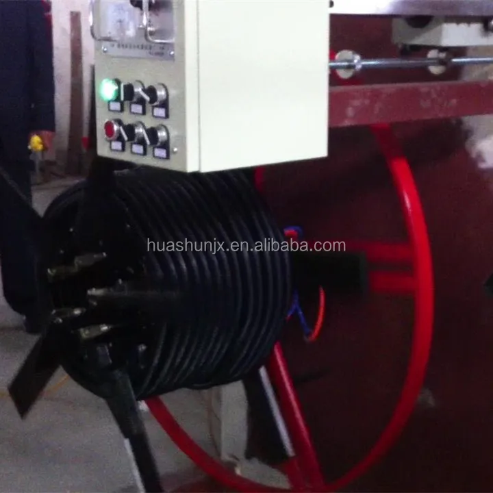  plastic pipe coiler winding machine with price for flexible soft PVC PE coiling