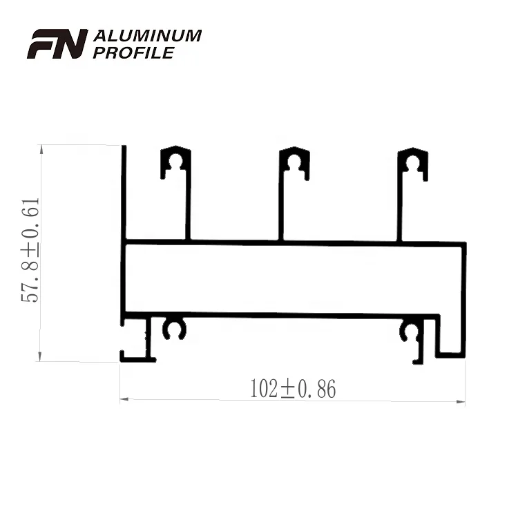aluminium doors and window section aluminum profile for window and door
