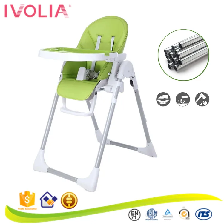 Baby high chair  foldable baby seat baby aluminium frames high chair infant feeding chair