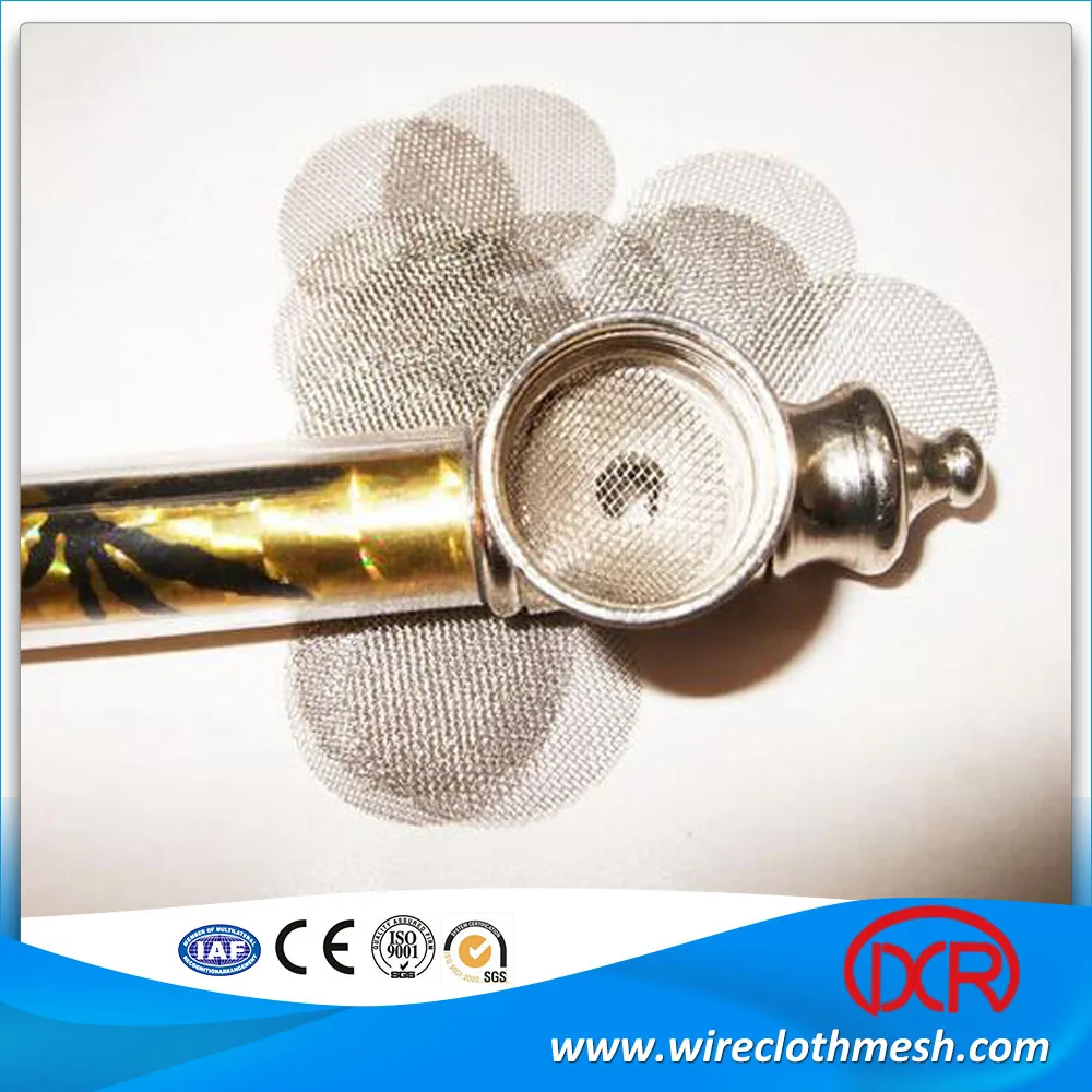 High Standard Stainless Steel Metal Smoking Tobacco Screen Pipe