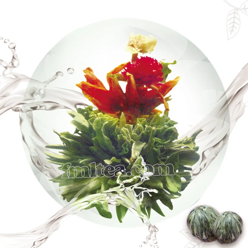 Carnation flower blooming tea for skin care butterfly pea blooming tea