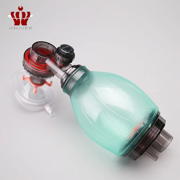 China Manufacturer adult PVC resuscitator ambu bag