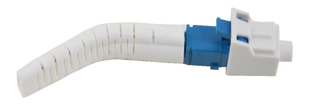 Telecom level 90 Degree Boot LC Fiber Optic Connector