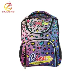 Wholesale sparkle design girls cheap sport backpack