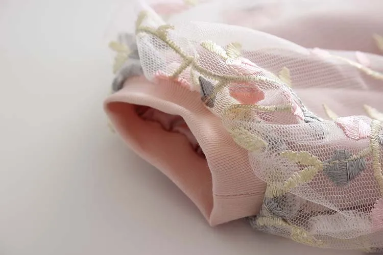 
boutique flower lace pattern kids clothing girl dress baby dress baby clothes girl dress 