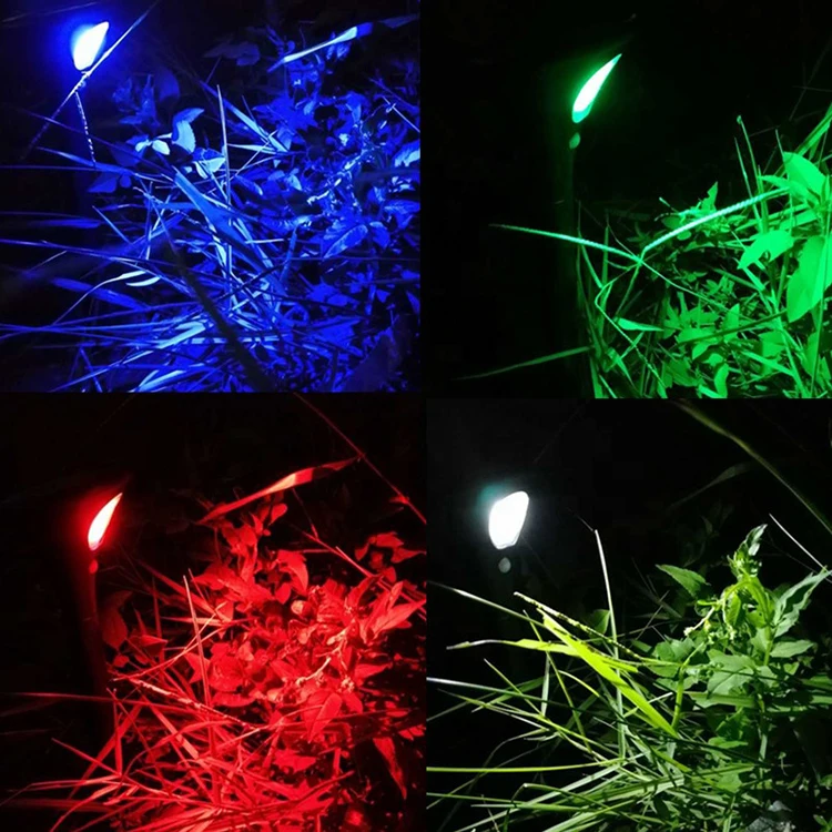 spike solar power spot garden light LED IP65 outdoor stick motion sensor solar LED garden light