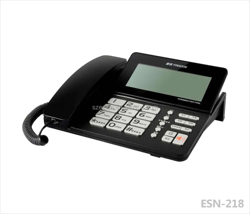 
ESN-218 desktop phone caller ID telephone home telephone office telephone big LCD phone 
