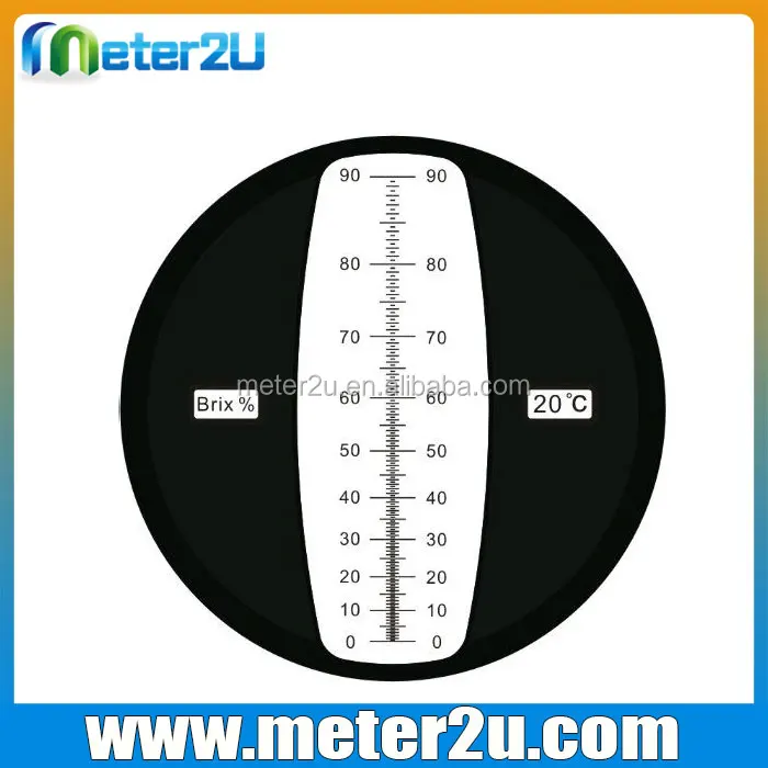 sugar brix refractometer for Fruit Juice Wine Honey Beer (0-90%Brix)