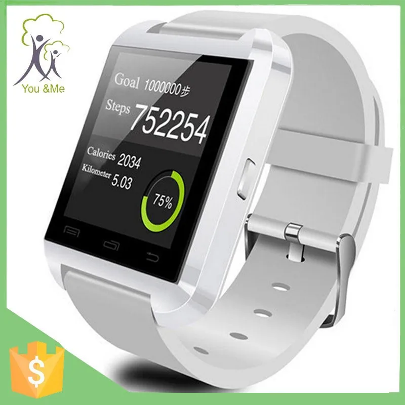 Завод питания oem смарт часы горячий продукт смарт спортивные часы u8 2015