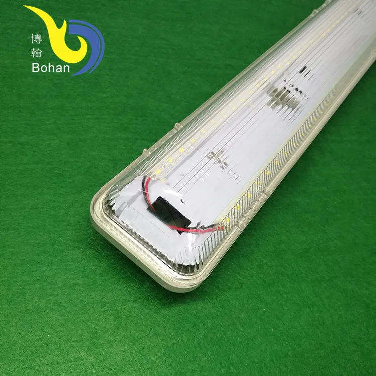 2019 4ft LED Fluorescent Waterproof Lamp Fixture Led IP65 Tri-proof Light T8 Tube