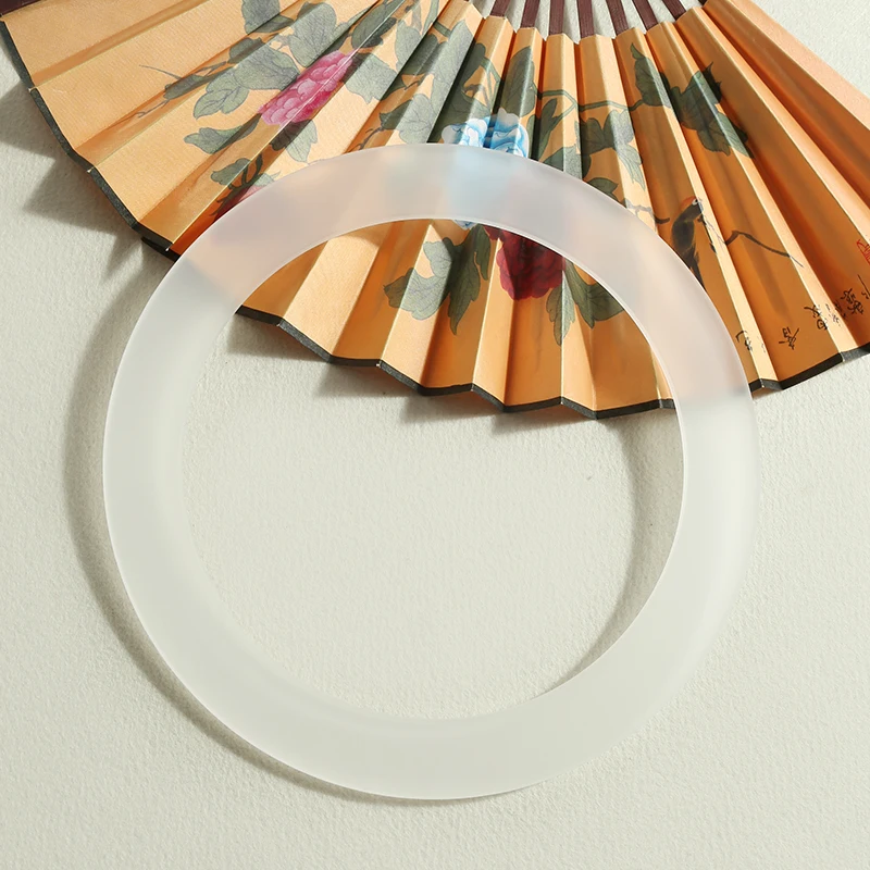 Polished quartz glass flange