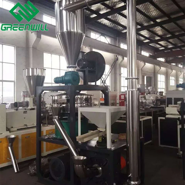 
High Speed PVC PP PET PE LLDPE ABS EVA Plastic Pulverizer Machine with factory price 