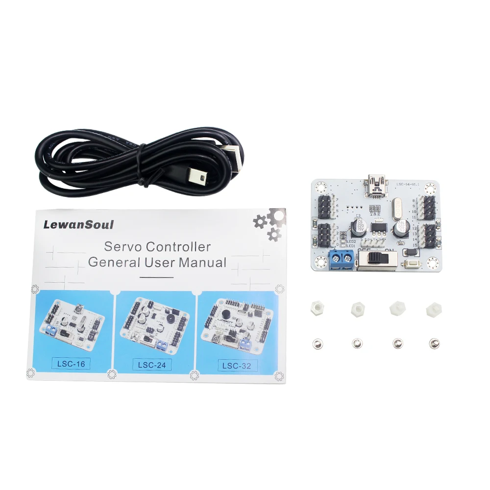 Hiwonder Overload protection robot mechanical arm special accessories 16 Channel Digital Servo Controller