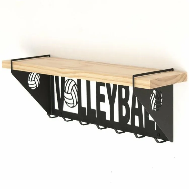 Decorative Wall shelf with hangers for trophy and medals Trophy stand Medal holder