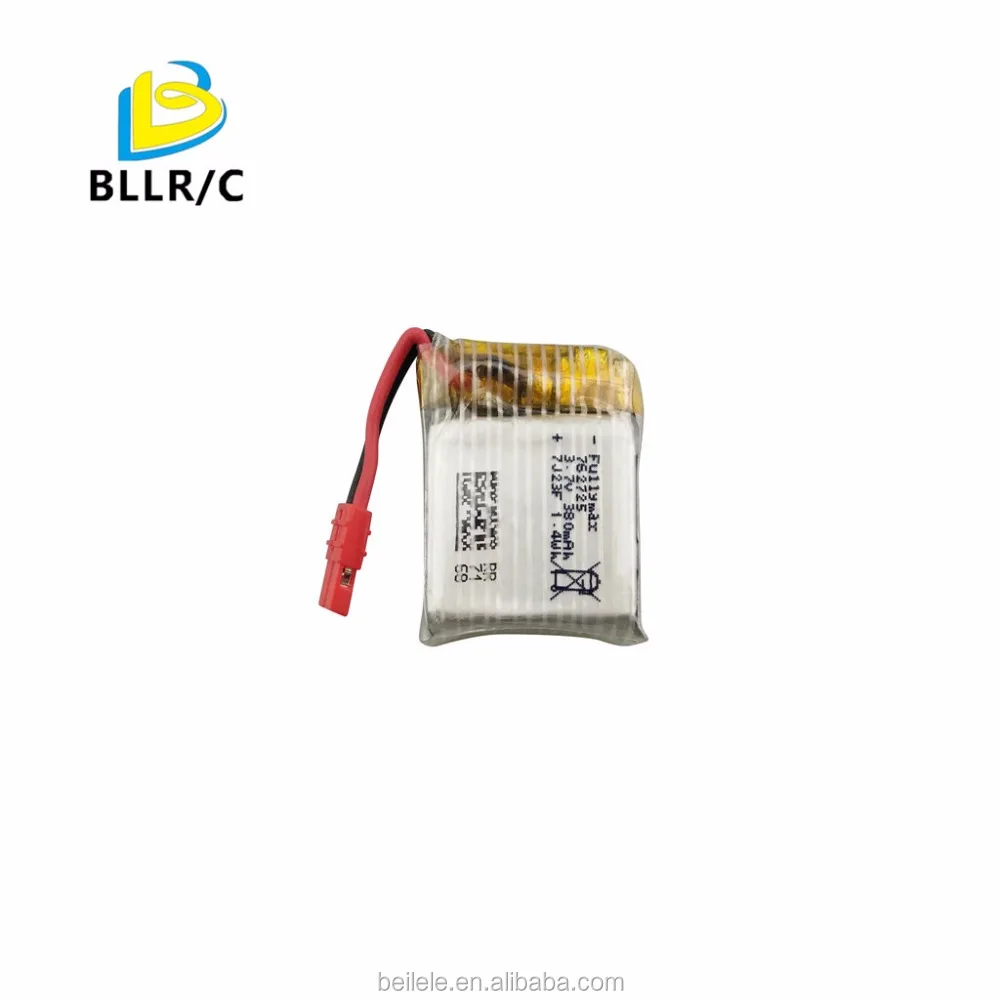 3.7V 380mAh Rechargeable 762725 Drone Lipo Syma X21 X21W x26 D15 X100 Battery