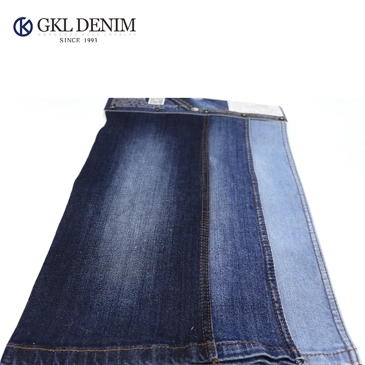 Competitive Price G141101-7 Dobby Denim 2%Spandex 98% Cotton Jeans Fabric