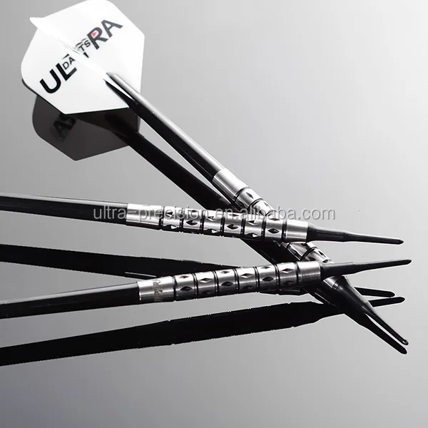 Customized Interval black Color Soft Tip Tungsten Dart Barrels