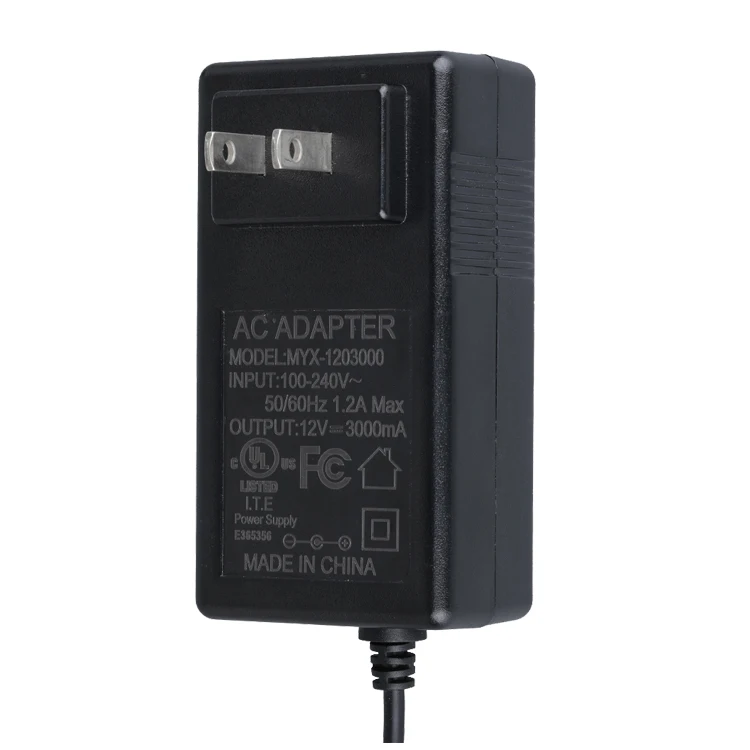 Amazon hot sale adaptor Input 110-240V Ac to Dc 12v 1a 2a 3a switching power adapter for cctv