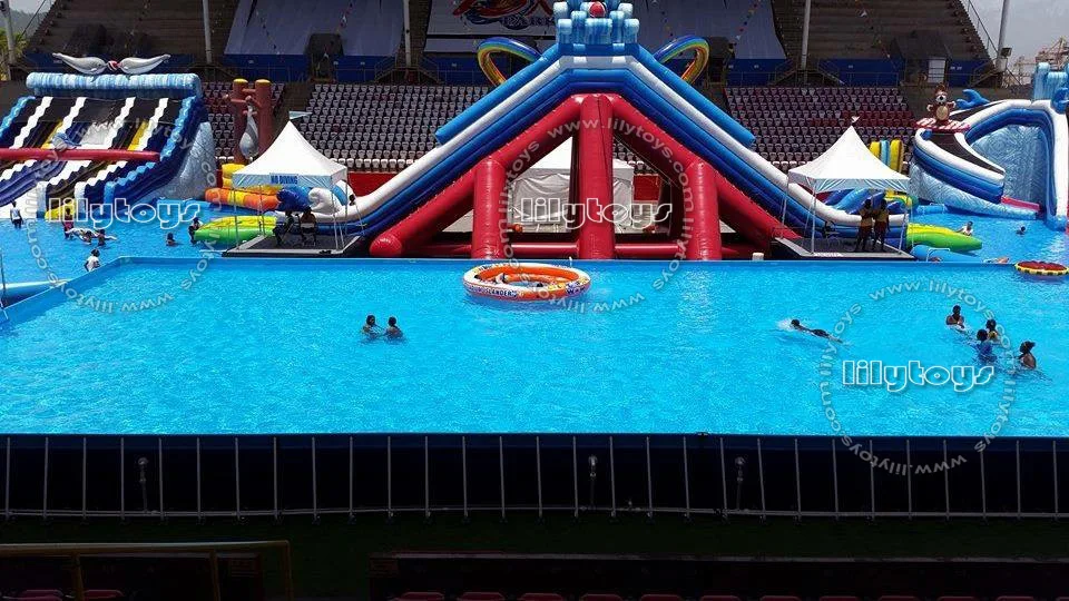 Moveable Mobile Metal Frame Swimming Pool Manufacturer Cheap Price