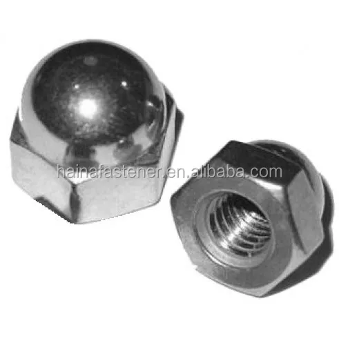SIN1587 stainless steel cap acorn nut,Acorn nut,Chrome Acorn Lug Nut