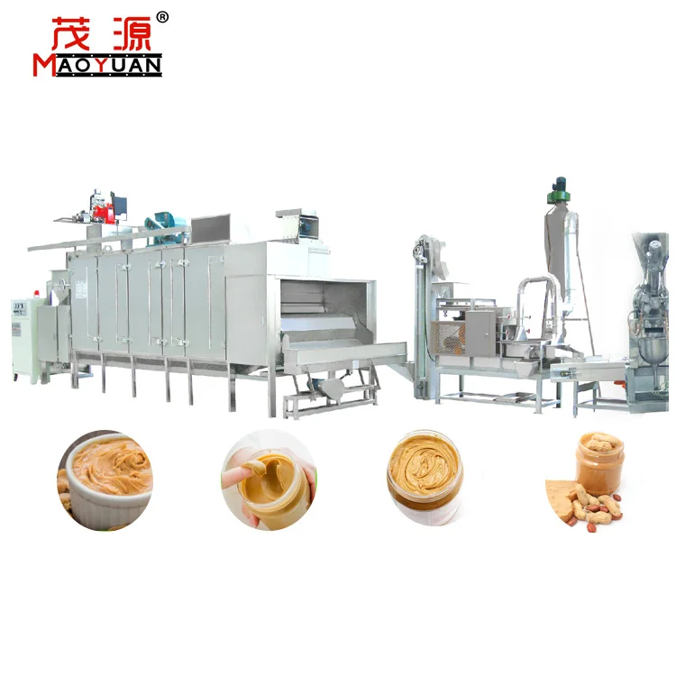 Commercial Peanut Butter Production Line/Industrial Peanut Butter Machine/Peanut Butter Processing Equipment