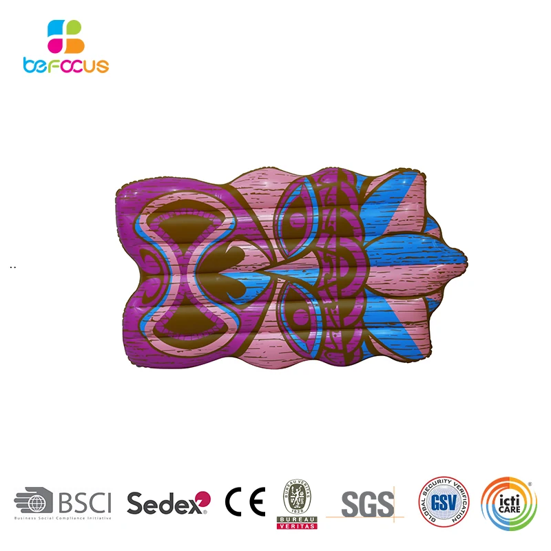 
2021 new design fashion drama face inflatable pool float 
