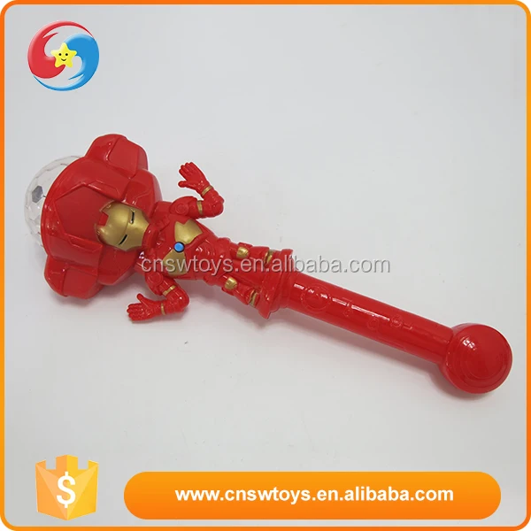 Seven colors cartoon shape sound control hot new light up plastic toy sword