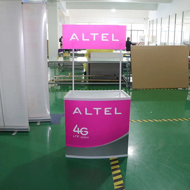 counter, exhibition booth stall, promotion stall