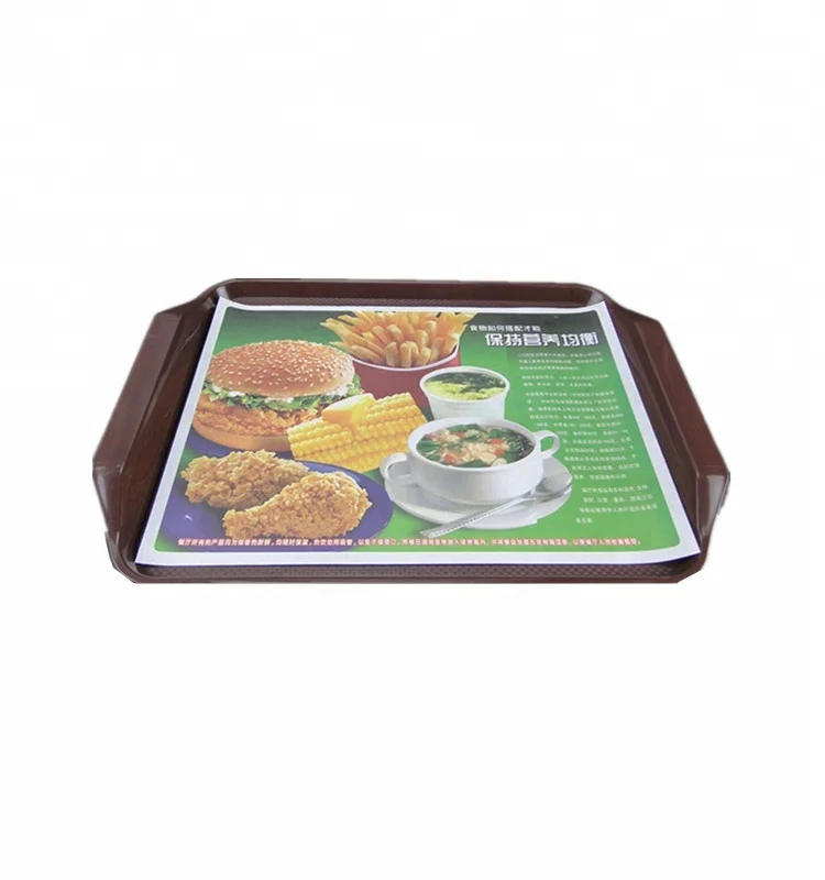 Printing Paper Tray Mat for Fast Food Restaurant Wood Pulp Custom Paper Coloured Craft Paper Offset Printing Greaseproof Virgin