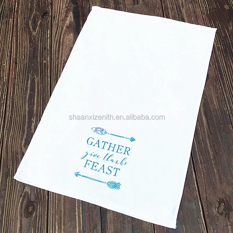 
hot sale blank custom digital print tea towel High quality 100% Sublimation Tea Towel Custom Print 