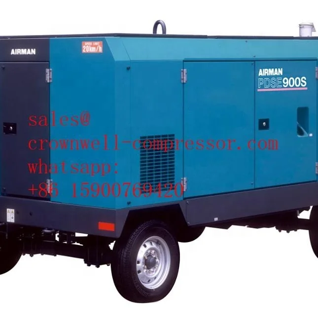 Портативный винтовой компрессор PDSE900S-4B1 AIRMAN, двигатель серии высокого давления MITSUBISHI