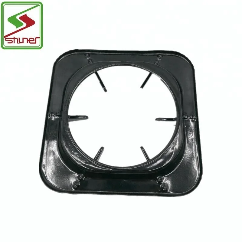 Gas Cooker Burner Parts Square Stove Parts Burner Pan Support