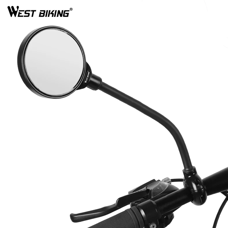 WEST BIKING MTB Mirror Cycling Frame Tires Mirror Aluminium Other Bicycle Accessories Bike Cycling Bicicleta Rearview Mirror