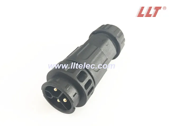 M19 3 pins male to female screw connection waterproof connector