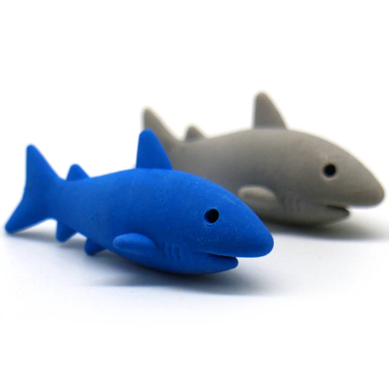 Fun Экспресс Акула укладки ластик для детей подарки на день рождения джунгли вечеринок полосы