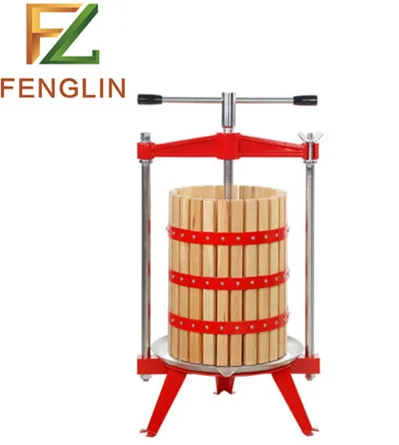 Household Harvest Bounty Apple Cider Sugar cane juicer Manual Basket Fruit Press for Wine, beer, fruit