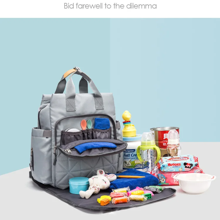 Amazon Hot Selling Diaper Bag Mummy Nappy Shoulder Backpack Bag For Women Baby & Mummy Bags