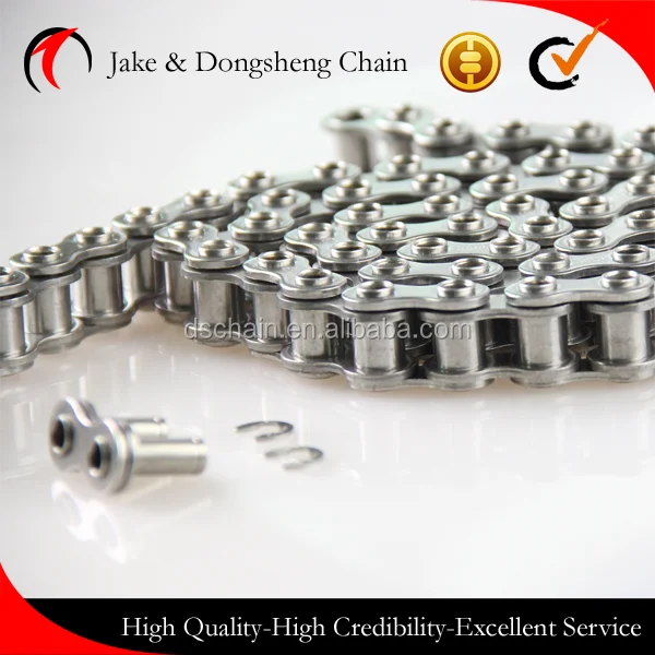 60SS china manufacturer ISO standard food grade conveyor parts stainless roller chain