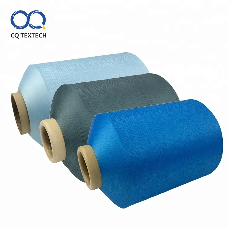 
Manufacturer Full Dull 75D/36F dty Twist Label Polyester Yarn 