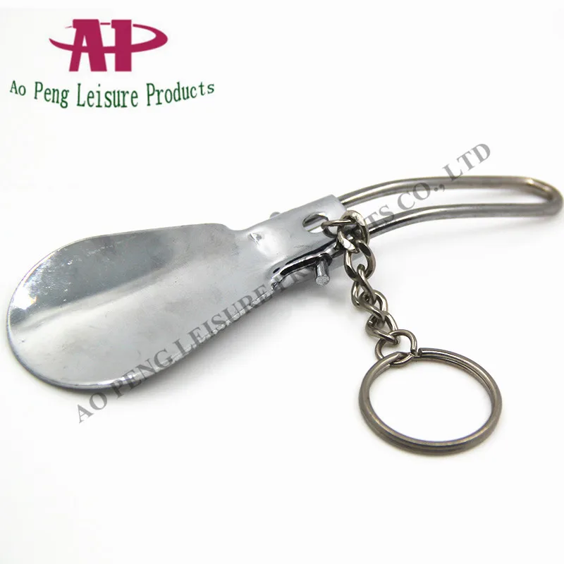 
Mini Size Stainless Steel Shoehorn / Key Ring Shoe Horn 