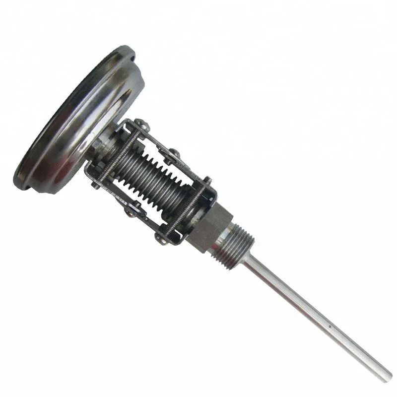 High quality Adjustable angle bimetal thermometer