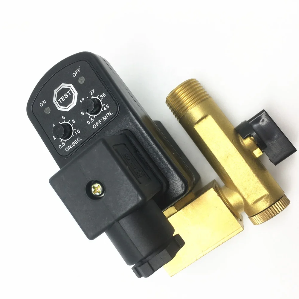 1/2' Compressor Auto Condensate Drain Digital Timer Valve